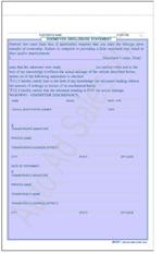 Odometer Disclosure Statements 841-100 