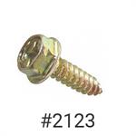 License Plate Screw 14 x 3/4" Hex  #2123