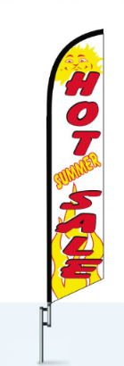 Hot Summer Sale Swooper Flag