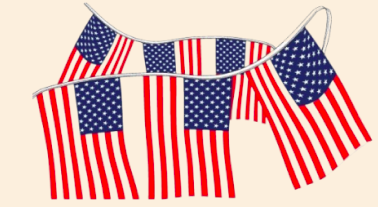  American Stars & Stripes Pennants