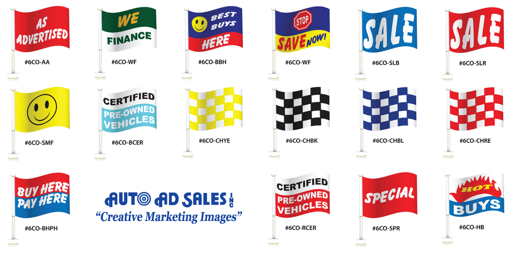 Premium Clip On Flags