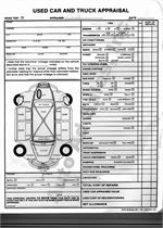 Used Vehicle Appraisal Forms