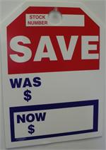 Mirror Hang Tag - Save Was / Now -  Red, White & Blue