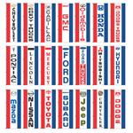  Drape Flags,  Dealer, 3 Ft. X 8 Ft. Double Face