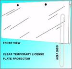 Temporary License Plate Holders / Protector