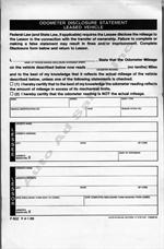 Odometer Statements F-502 Leased Vehicles